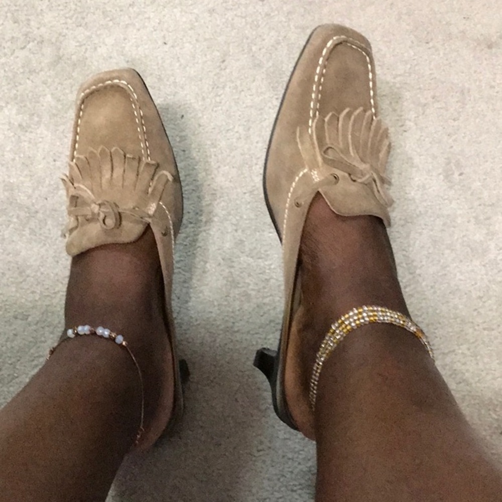 Franco Sarto Suede Mules - Picture 4 of 7